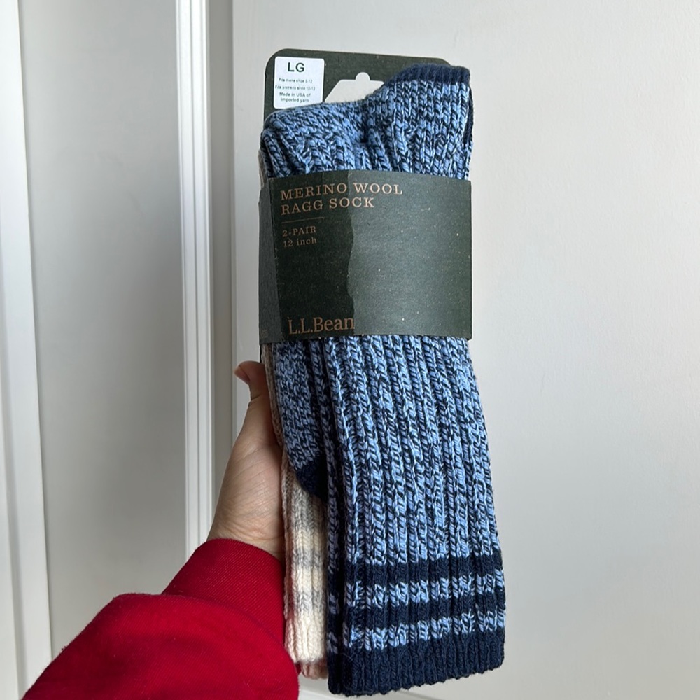 NWT LL Bean Wool Socks